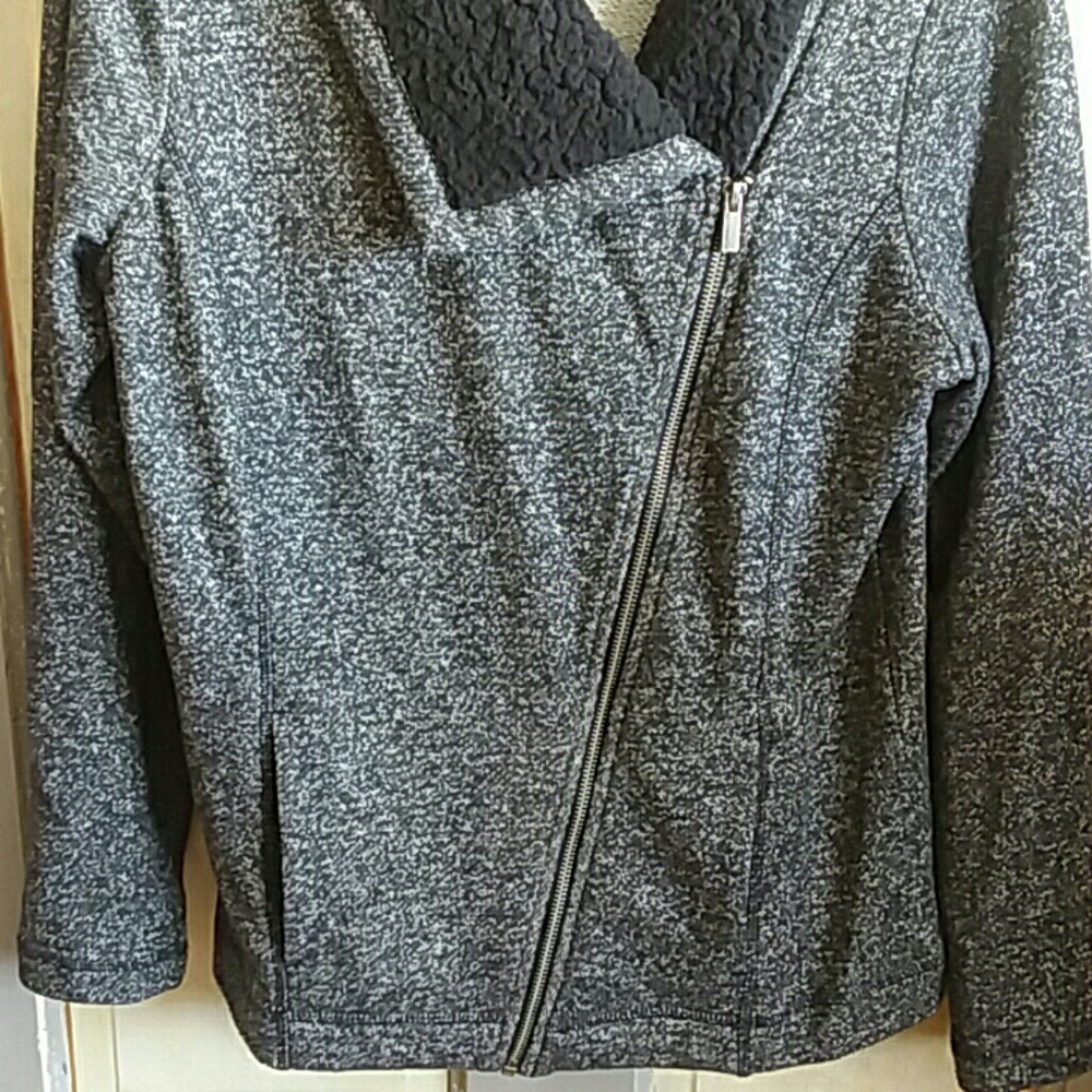 Liz Claiborne moto zip jacket - Picture 3 of 6